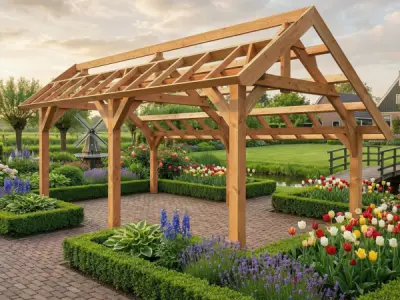 Traditionele Douglas kapschuur 940x360x325 cm – kavel bij XL Auctions