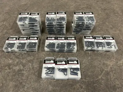Blackline spaanplaatschroeven HCP zwart set 60-delig – kavel bij XL Auctions