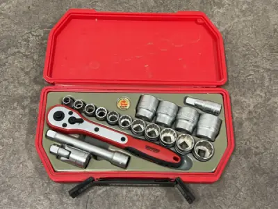 Tengtools dopsleutelset 19-delig 1/2" T1221-6 – kavel bij XL Auctions