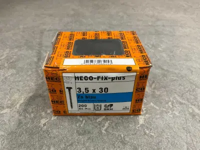 10x HECO spaanplaatschroef 200-pack ø3,5x30mm – kavel bij XL Auctions