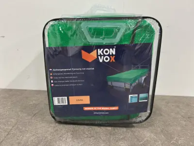 4x Konvox aanhangwagennet 2,5x5m fijnmazig met elastiek – kavel bij XL Auctions
