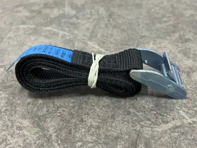 25x Konvox spanband met klemgesp 25mm x 1,5m – kavel bij XL Auctions