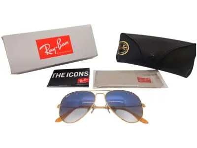 Ray-Ban | Iconische Gouden Aviator Zonnebril – kavel bij XL Auctions