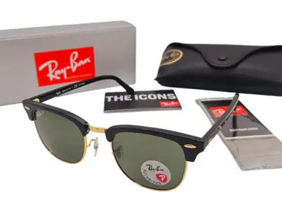 Ray-Ban | Clubmaster Iconische Gepolariseerde Zonnebril – kavel bij XL Auctions