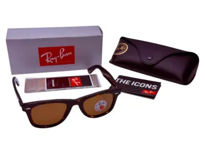 Ray-Ban | Iconische Wayfarer Tortoise Zonnebril – kavel bij XL Auctions