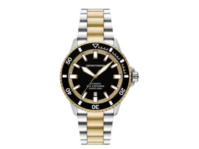 Emporio Armani | Sea Explorer Automatic Bicolor – kavel bij XL Auctions