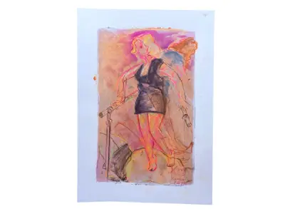 Koes Komo Expressief Kunstwerk op Papier – kavel bij XL Auctions