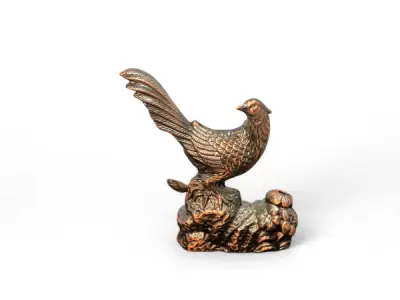 Mooie Fazant Aansteker in Bronzekleur – kavel bij XL Auctions