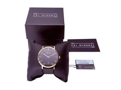 Uri Minkoff | Stijlvol Herenhorloge met Datumaanduiding – kavel bij XL Auctions