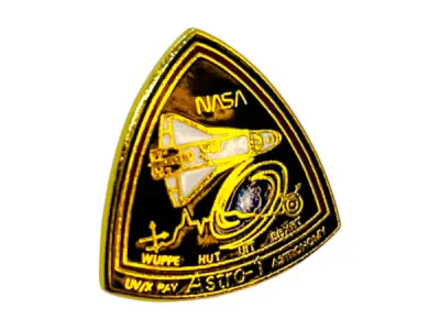 NASA | Vintage Astro-1 Mission Pin met Shuttle – kavel bij XL Auctions