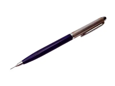 Diplomat | Exclusieve Vintage Schrijver met Gefacetteerde Dop en Gemarmerde Houder – kavel bij XL Auctions