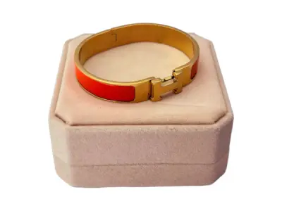 Elegante Bangle Armband met H-Sluiting – kavel bij XL Auctions