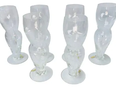 Luxe Vrouwentorso Glazen - Set van 6 – kavel bij XL Auctions