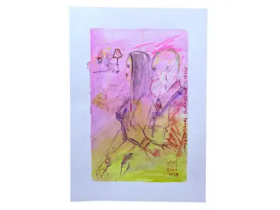Koes Komo| Burlesque Circus Origineel Kunstwerk – kavel bij XL Auctions