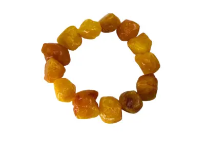 Exclusieve Armband met Natuurlijke Baltische Barnsteen – kavel bij XL Auctions
