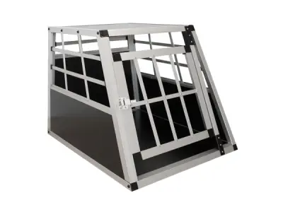 Hondentransportbox aluminium M 54 x 69 x 51 cm – kavel bij XL Auctions