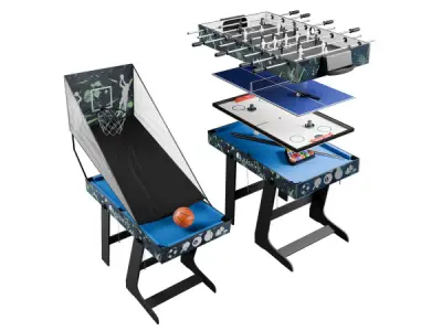 Multi-Speeltafel 5 in 1 - 104 x 58 x 73 cm – kavel bij XL Auctions