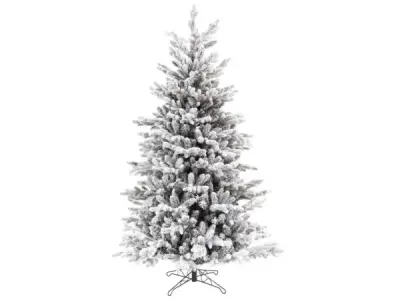 Luxe kunstkerstboom Djill Pine 240cm SNEEUW - NIEUW – kavel bij XL Auctions