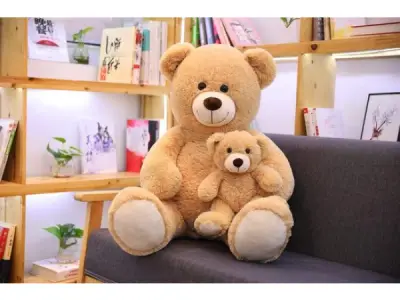 iBello knuffel beer met baby 80 cm – kavel bij XL Auctions