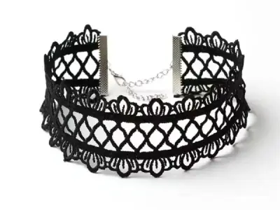Choker - Zwart - Kant / Lace – kavel bij XL Auctions