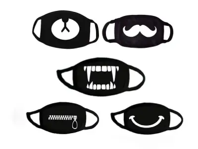 Set van komische mondmaskers – kavel bij XL Auctions