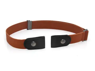 Riem zonder gesp oranje bruin / terra – kavel bij XL Auctions