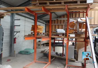 Rayonnage de stockage métallique – kavel bij Clicpublic