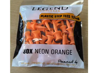 250x Golf tees 30 stuks per zakje oranje 18 mm – kavel bij XL Auctions