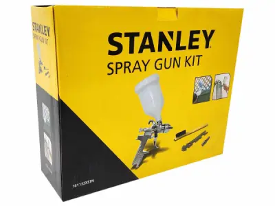 Stanley pneumatische verfspuit met mengbeker – kavel bij XL Auctions