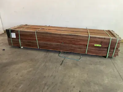 20x Angelim vermelho tuinplank 350x10x2 cm – kavel bij XL Auctions