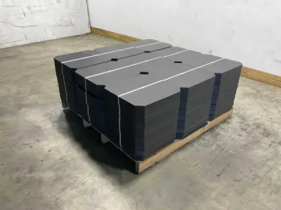 1008x Cedral Leisteen - Brandklasse A2 - Zwart - 40x40cm – kavel bij XL Auctions