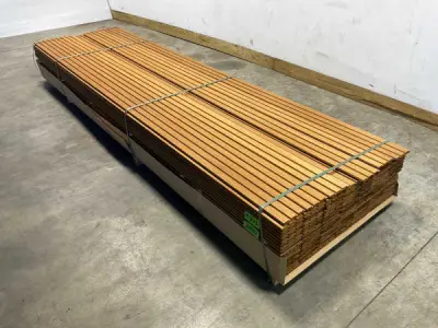 22x ThermoWood Ayous Rib3 gevelbekleding 330x14x1,7cm – kavel bij XL Auctions