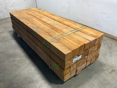 10x Douglas paal gezaagd 300x15x15cm – kavel bij XL Auctions