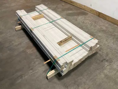 5x Naaldhout kozijn profiel-B binnendraaiend - 200x11x6,6cm – kavel bij XL Auctions