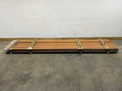 50x Rhombusprofielplank Rib5 Ayous ThermoWood 420x13,8x2,1 cm – kavel bij XL Auctions