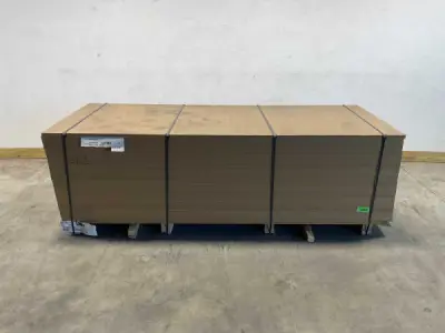 15x MDF plaat 2620x1030mm ongegrond 25mm – kavel bij XL Auctions
