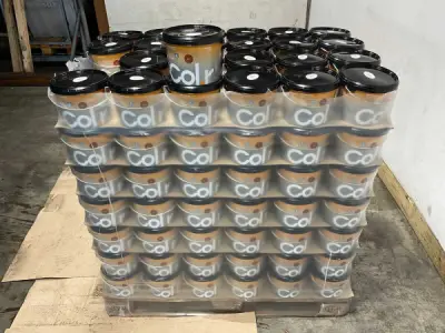 24x Col.r tuinbeits - Bruin - 3 ltr – kavel bij XL Auctions