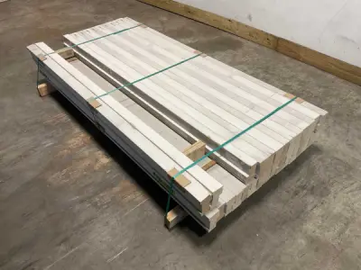 5x Kozijn profiel-A1 binnendraaiend - 200x11x6,6 cm gegrond – kavel bij XL Auctions