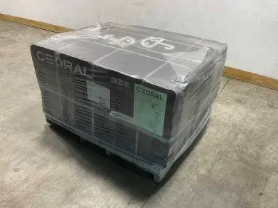 1320x Cedral Leisteen - Brandklasse A2 - Donkergrijs - 45x32cm – kavel bij XL Auctions