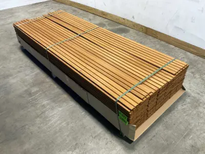 25x ThermoWood Ayous Rib3 gevelbekleding 240x14x1,7cm – kavel bij XL Auctions