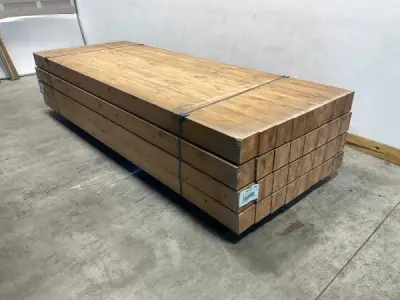8x Redvision paal geschaafd verlijmd 400x14x14 cm – kavel bij XL Auctions