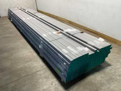 10x Hardhouten raamhout profiel-RO - 590x7,8x5,4cm – kavel bij XL Auctions