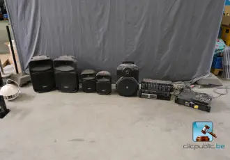 Lot de matériel audio – kavel bij Clicpublic