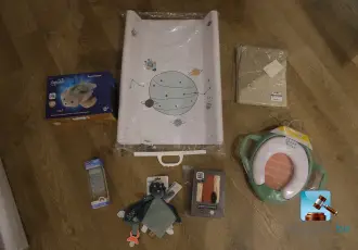 Lot d'accessoires pour bébé – kavel bij Clicpublic