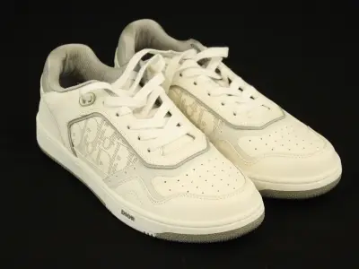 Dior Men's B27 white and grey casual herensneakers – kavel bij De Kringwinkel, Antwerpen