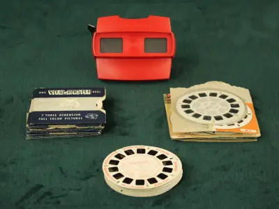 View-Master 3D-kijker met beeldschijven ca Jaren 50-70 – kavel bij De Kringwinkel, Antwerpen