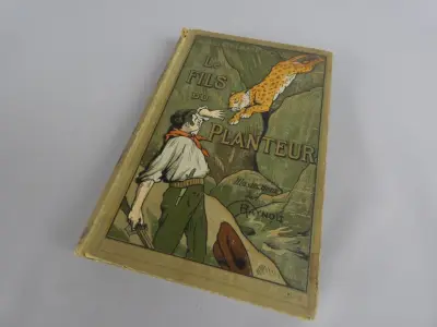 Oud Frans boek Le Fils du Planteur met illustraties – kavel bij De Kringwinkel, Diest