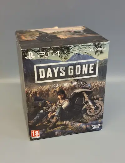 Days Gone Collector's Edition PS4 met beeldje en artbook – kavel bij De Kringwinkel, Aalst