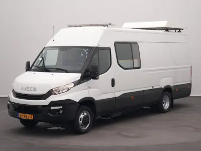 Iveco Daily 50C14 FUELTYPE: CNG! 3.0L Dubbellucht L3H2 Navi 3,5t Trekhaak Airco Cruise Werkplaatsinrichting Euro6 L3 – kavel bij BAS World Auctions, Veghel