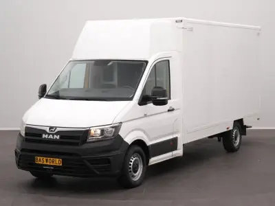 MAN TGE 3.100 Closed box Bakwagen Verkoopwagen Foodtruck Meubelbak Koffer Camera Scherm – kavel bij BAS World Auctions, Veghel